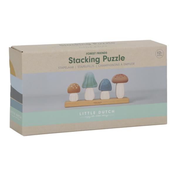 Stacking Puzzle Mushrooms - Forest Friends FSC